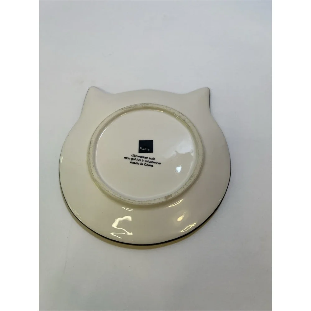 Basis‎ black cat spoon rest plate 6
